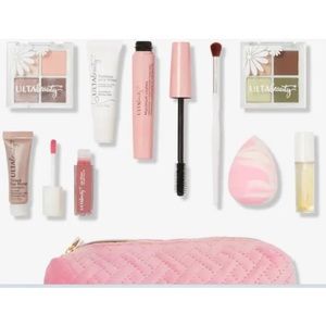 Ulta Beauty 9pc Makeup/Skincare Bundle with Cosmetic Bag - NIB